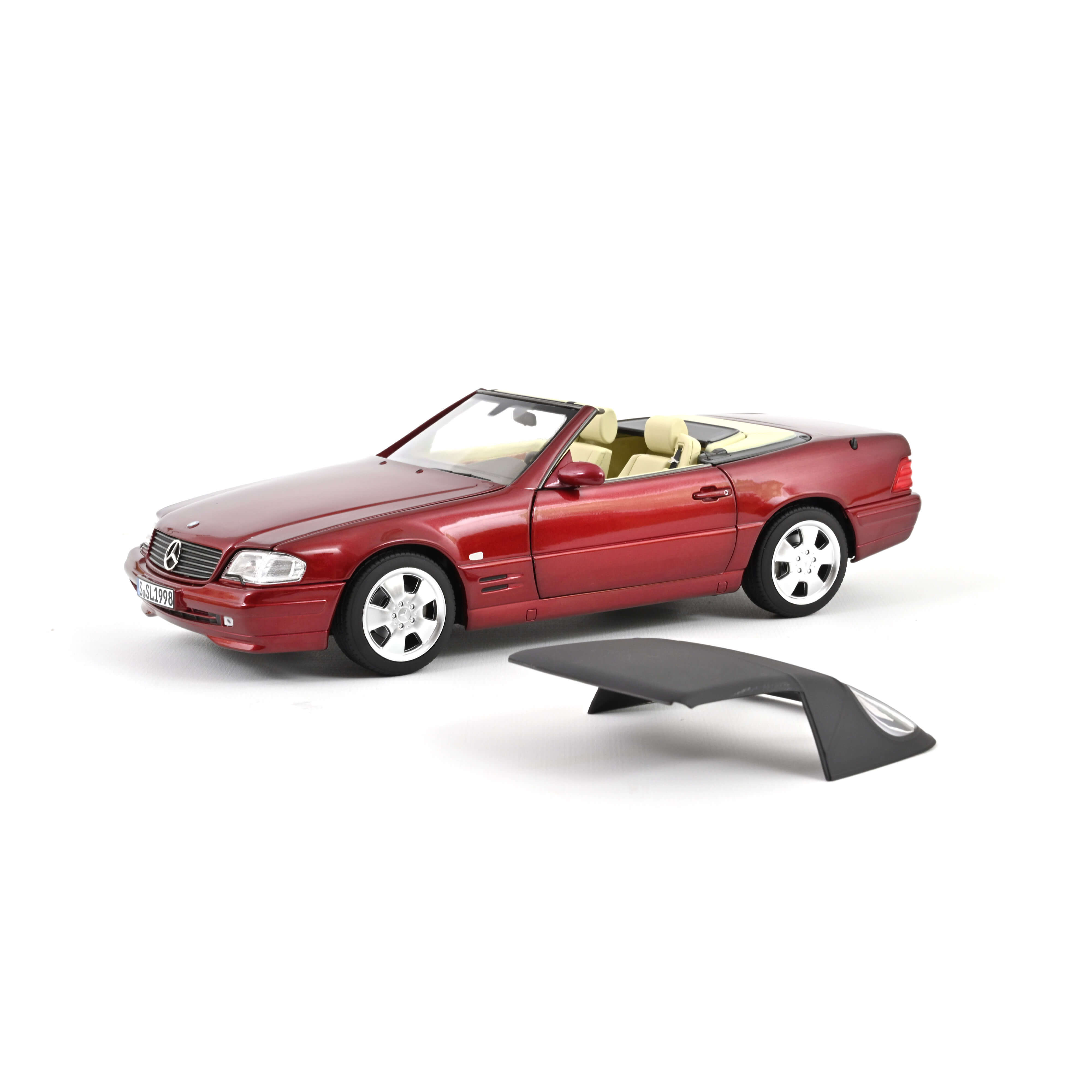 norev-mercedes-benz-sl-500-1999-rouge-m-tallis-1-18-modellino-premium image 1