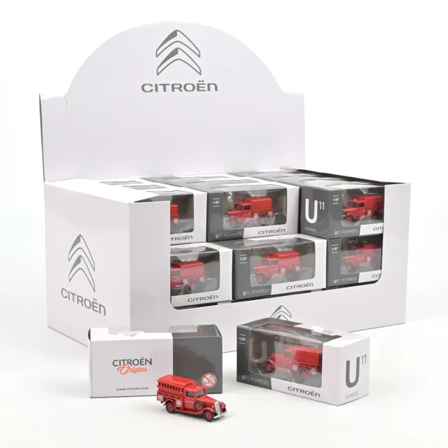 norev-citro-n-u11-pompieri-1935-display-36-pezzi-modellini-1-87-rosso image 1
