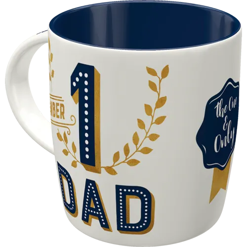 nostalgic-art-number-1-dad-tazza-in-ceramica-330-ml-2 image 1