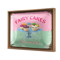 nostalgic-art-fairy-cakes-fresh-every-day-targa-in-metallo-30x40-cm image 5