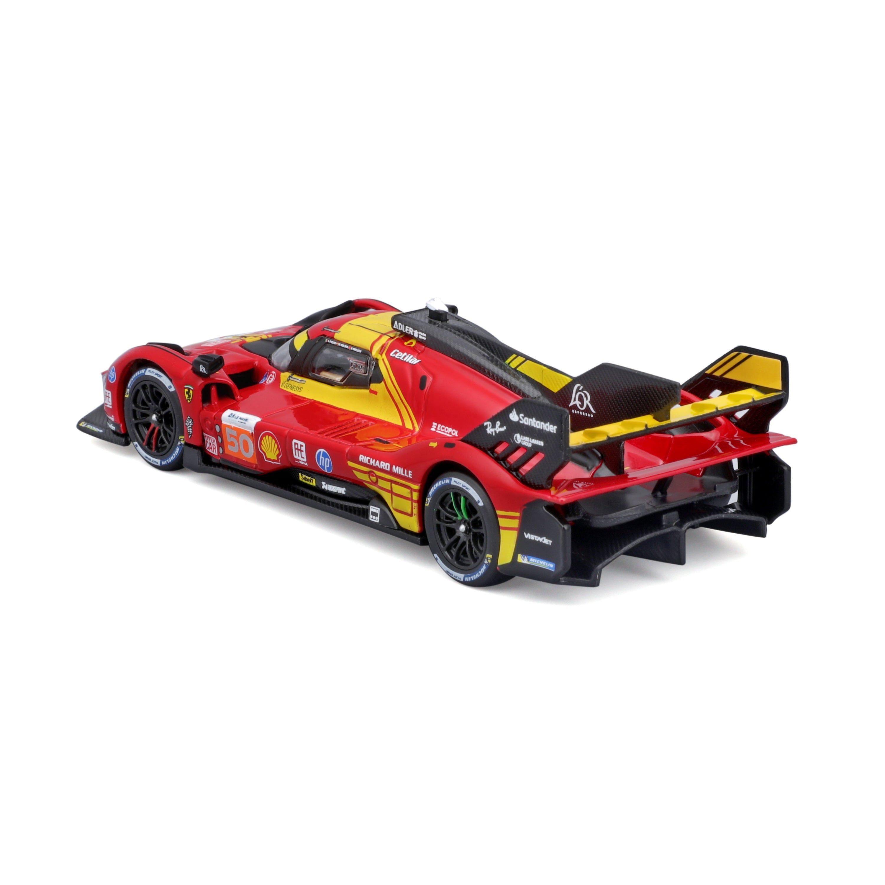 bburago-ferrari-499p-50-campione-24h-le-mans-2024-1-43-con-teca image 3