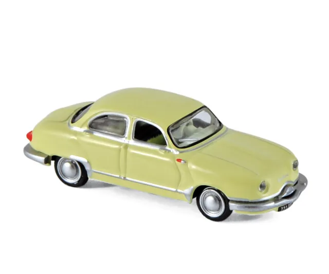 norev-panhard-dyna-z12-1957-modellino-auto-1-87-giallo-jonquille image 1