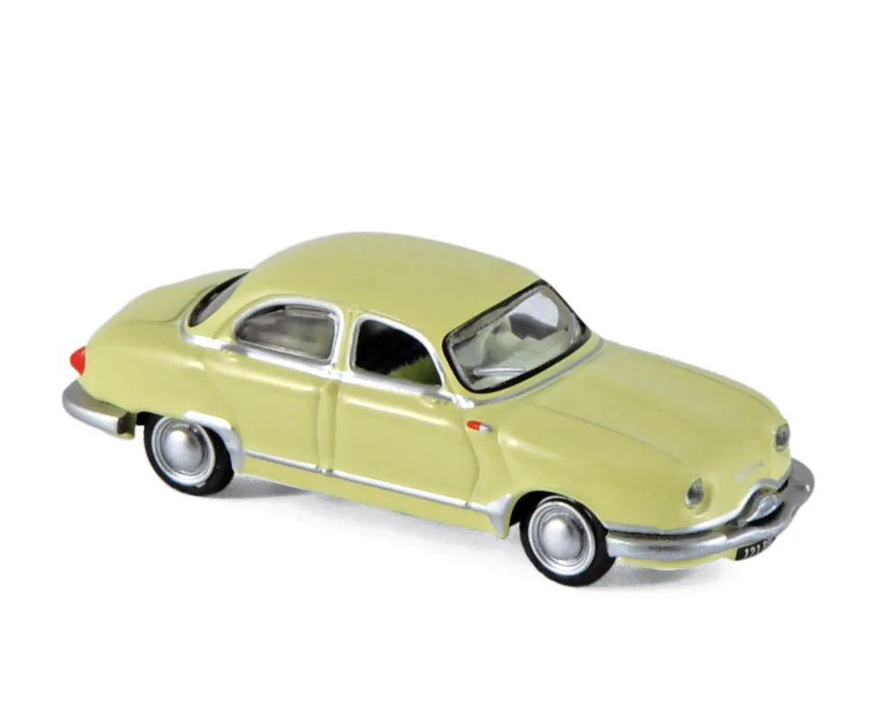 norev-panhard-dyna-z12-1957-modellino-auto-1-87-giallo-jonquille image 1
