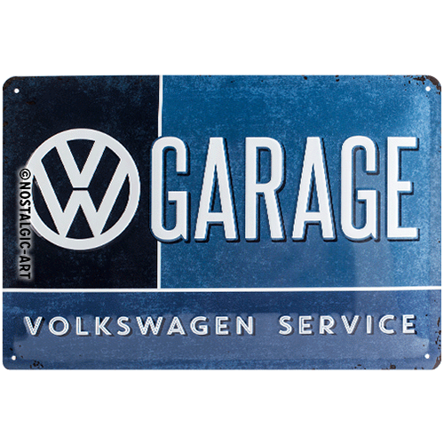 nostalgic-art-vw-garage-targa-in-metallo-20x30-cm image 1