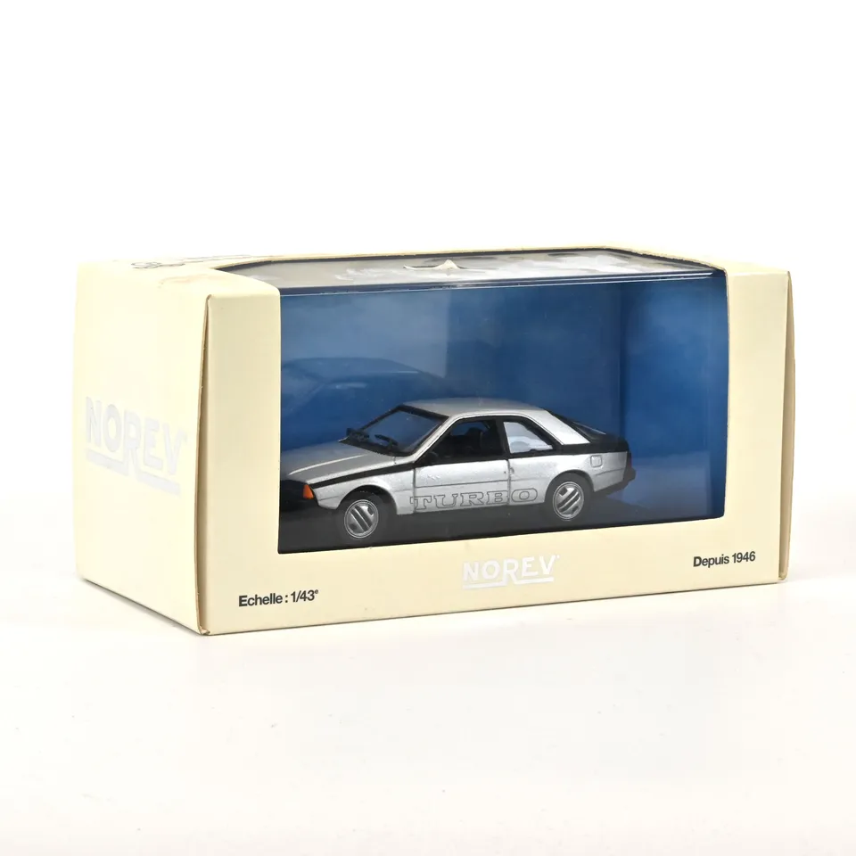 norev-renault-fuego-turbo-modellino-auto-1-43-gris image 1