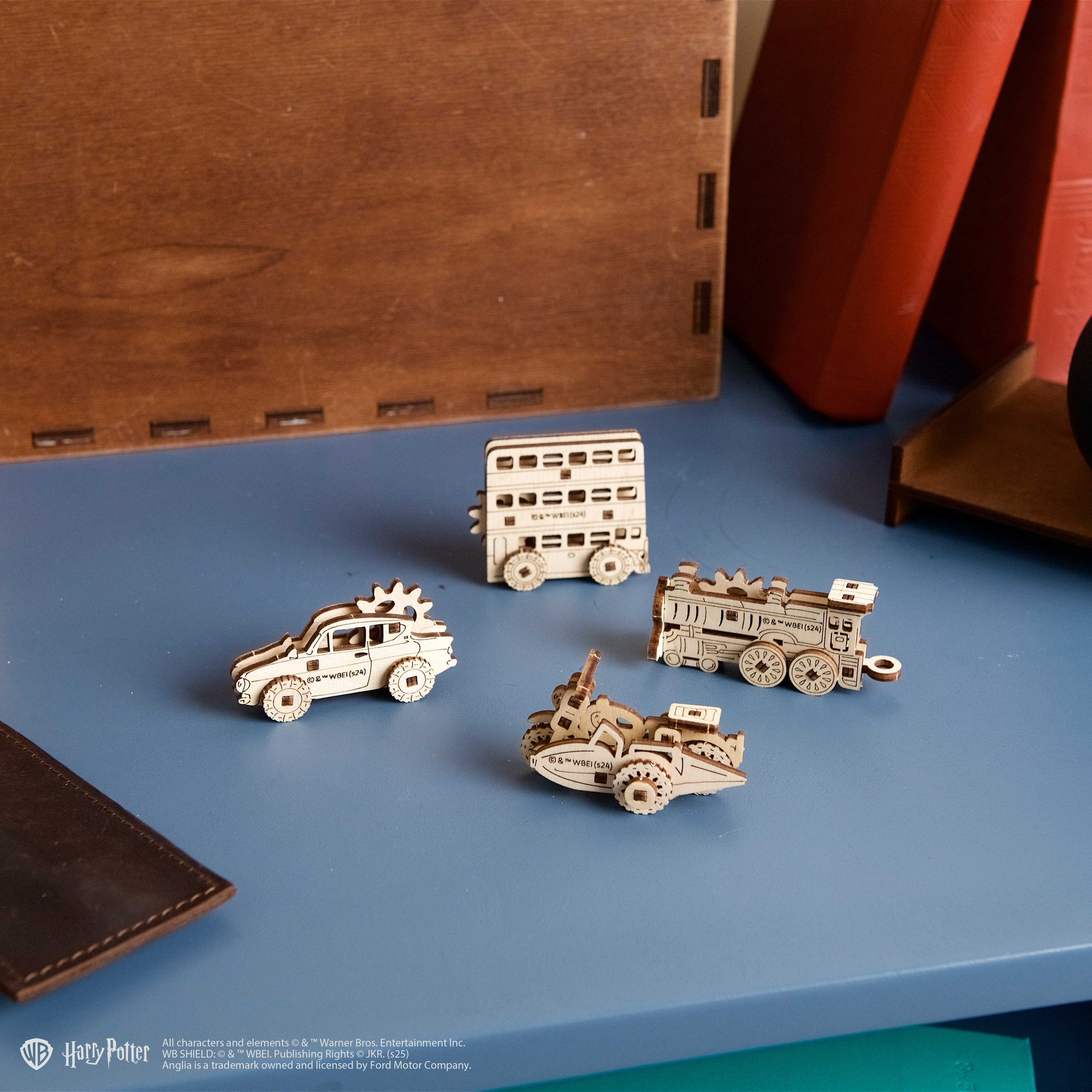 ugears-magical-vehicles-u-fidgets-set-4-mini-modelli-in-legno-da-costruire image 2