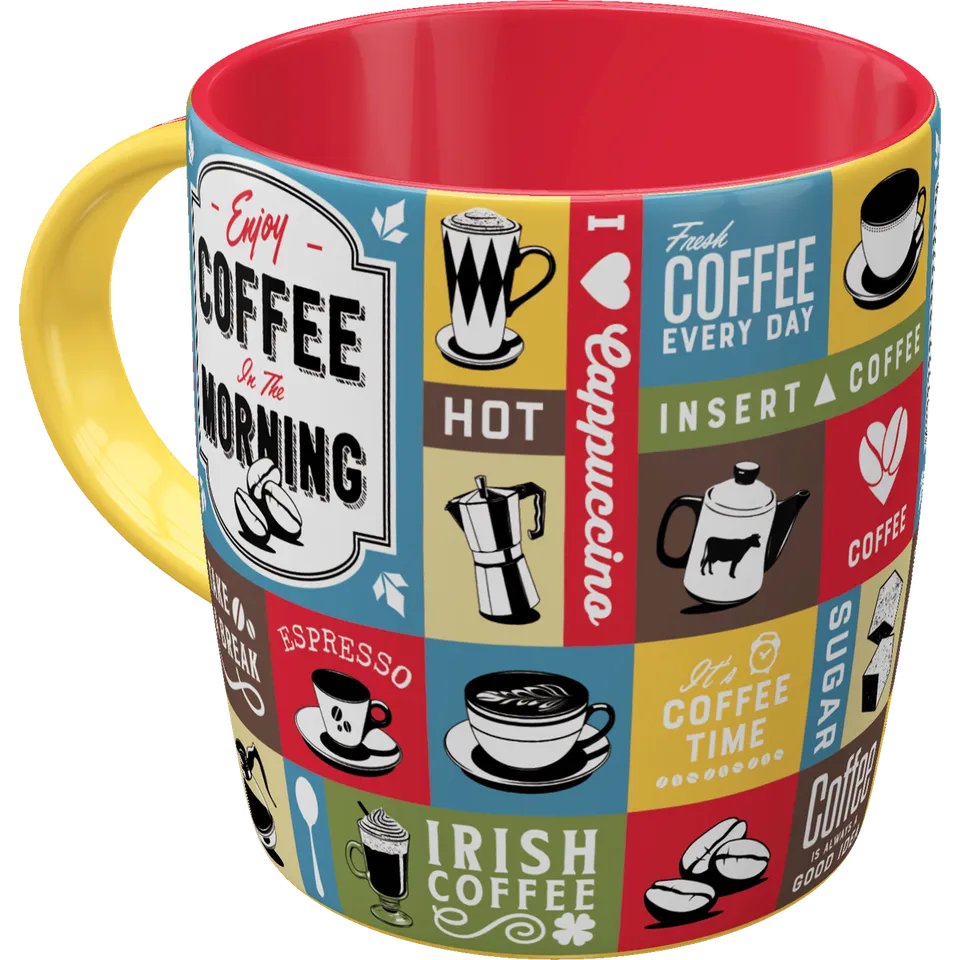 nostalgic-art-coffee-collage-tazza-in-ceramica-330-ml-2 image 1