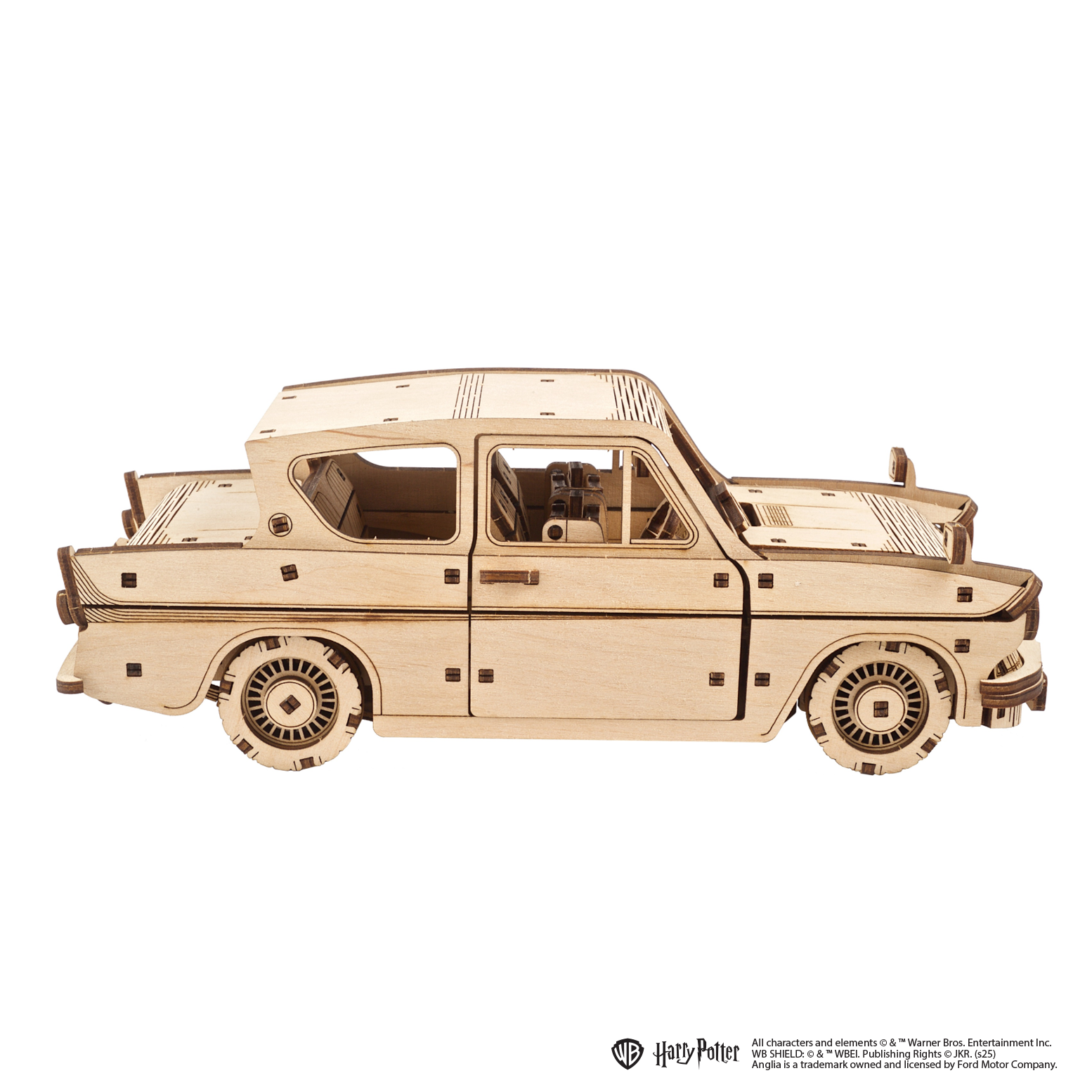 ugears-flying-ford-anglia-harry-potter-modellino-auto-magica-in-legno image 3