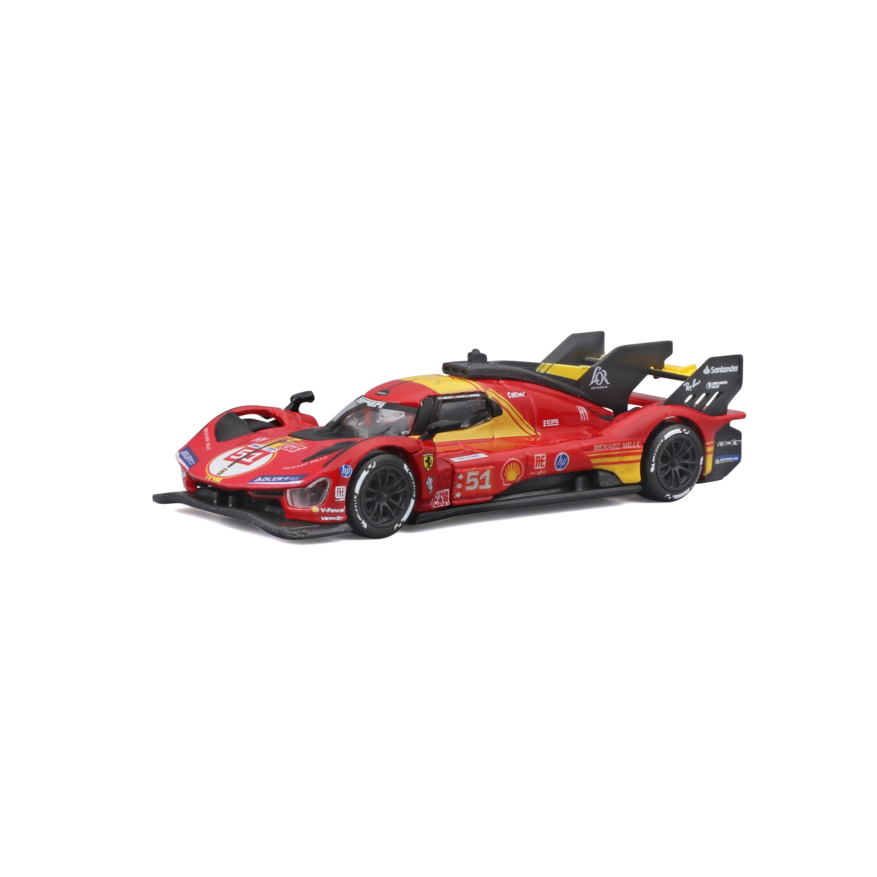 bburago-ferrari-499p-51-1-64-2024-modellino-die-cast-con-teca image 3