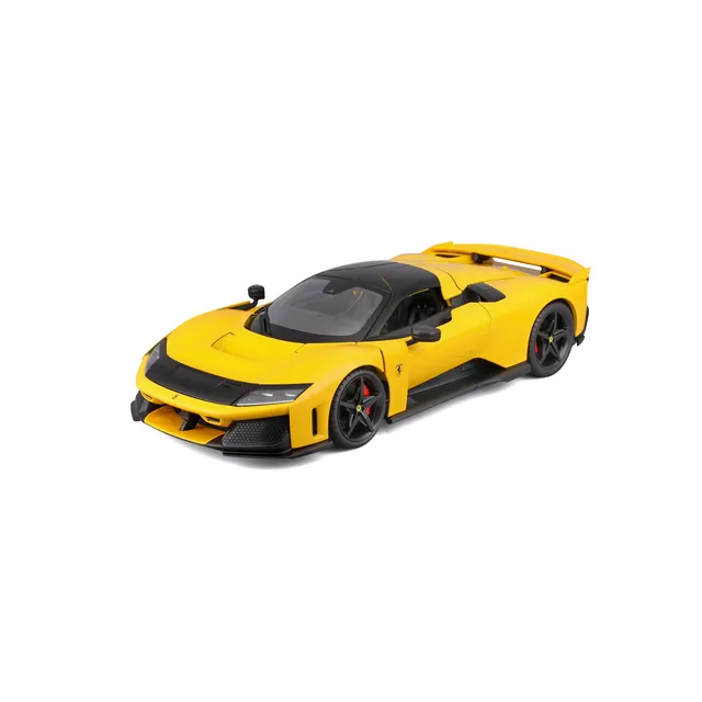 bburago-ferrari-f80-giallo-modena-race-play-1-18-die-cast image 1