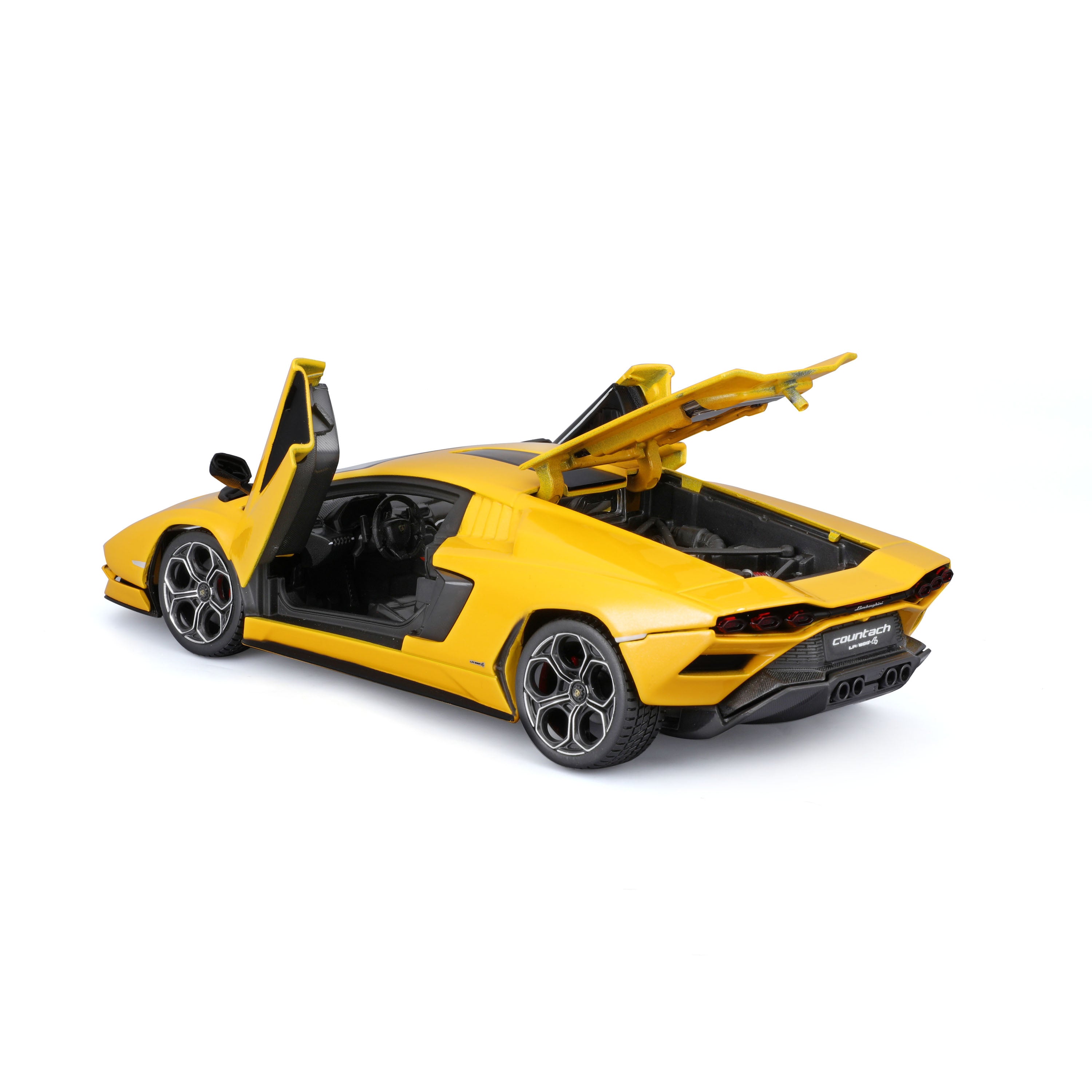 bburago-model-kit-lamborghini-countach-1-24-35-pezzi-giallo image 3