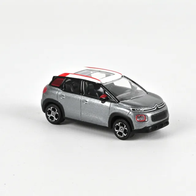 norev-citro-n-c3-aircross-2017-bianco-grigio-modellino-auto-1-64-minijet image 1