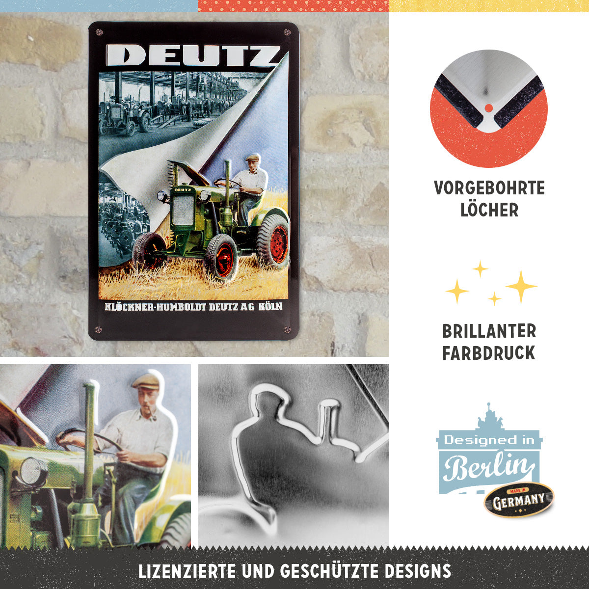 nostalgic-art-deutz-kl-ckner-targa-in-metallo-20x30-cm-2 image 2