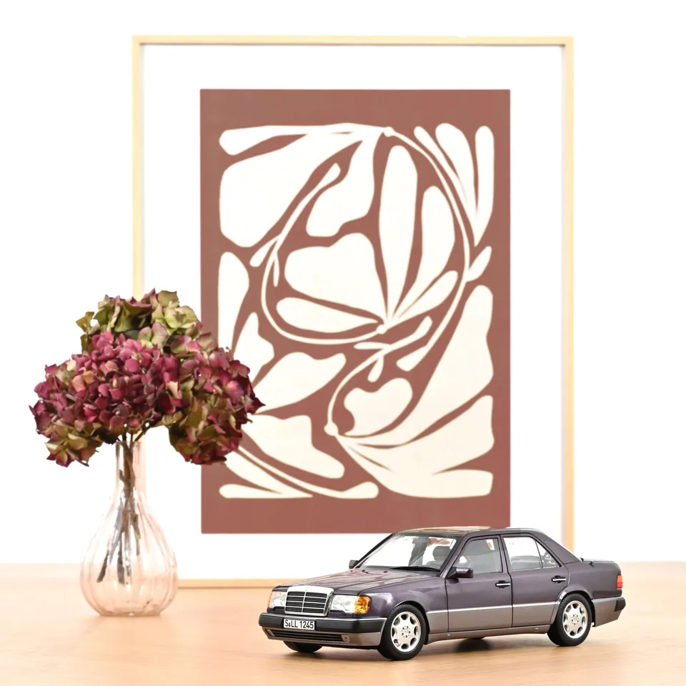 norev-mercedes-benz-500-e-1990-bornite-metallizzato-1-18-edizione-limitata-300-p image 1