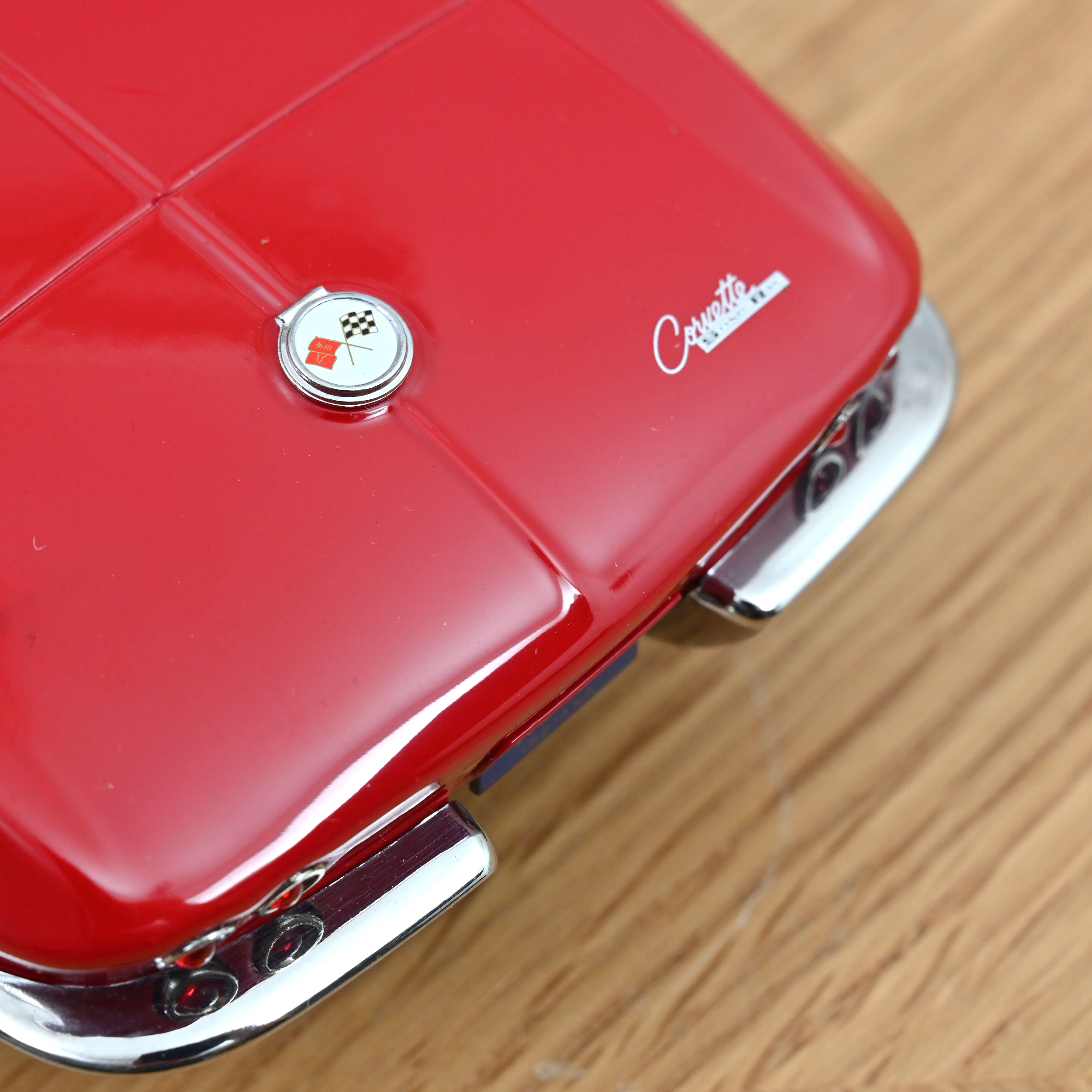 norev-chevrolet-corvette-sting-ray-cabriolet-1963-rouge-riverside-1-18-modellino image 6