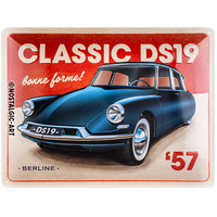 nostalgic-art-ds-classic-ds19-berline-targa-in-metallo-30x40-cm-2 image 2
