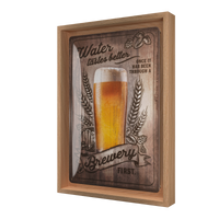 nostalgic-art-water-tastes-better-special-edition-beer-targa-in-metallo-20x30-cm image 6