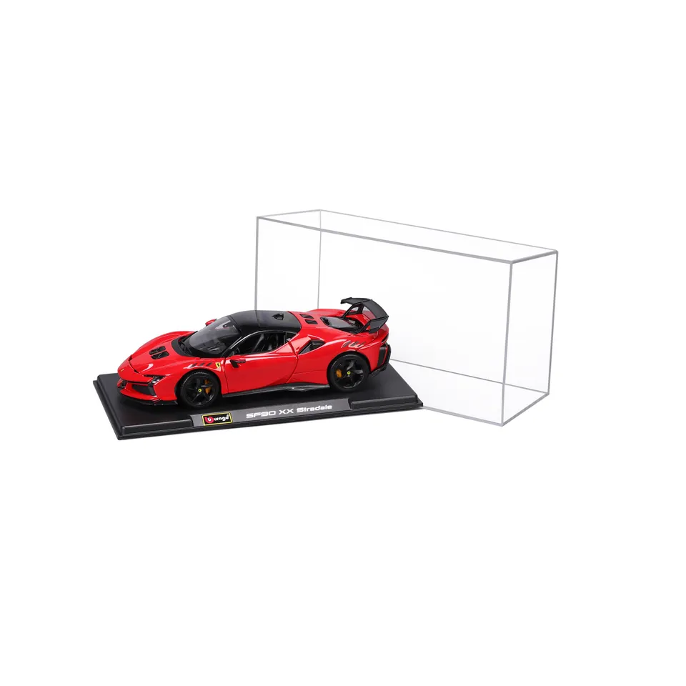 bburago-ferrari-sf90-xx-1-24-rossa-con-teca-modellino-fine-edition-web-exclusive image 1