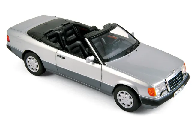 norev-mercedes-benz-300-ce-24-cabriolet-1990-argento-metallizzato-1-18 image 1