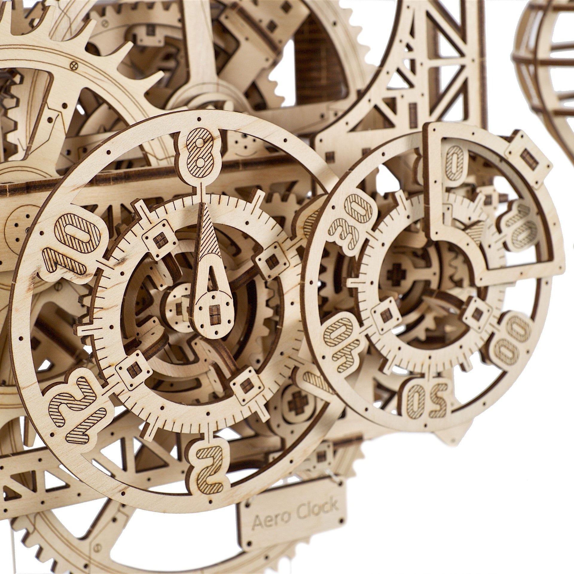 ugears-aero-clock-orologio-da-parete-meccanico-in-legno-con-pendolo-da-costruire image 3