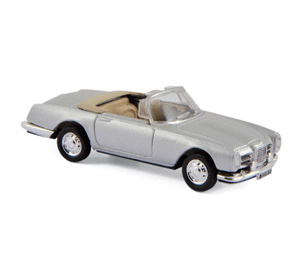 norev-facel-vega-iii-cabrio-1963-modellino-auto-1-87-argento image 1