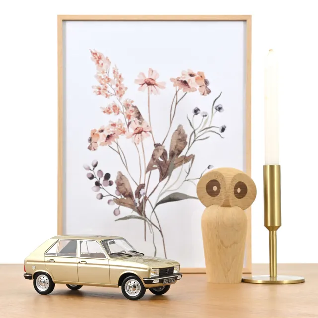 norev-peugeot-104-gr-1981-modellino-auto-1-18-beige-metallizzato image 1