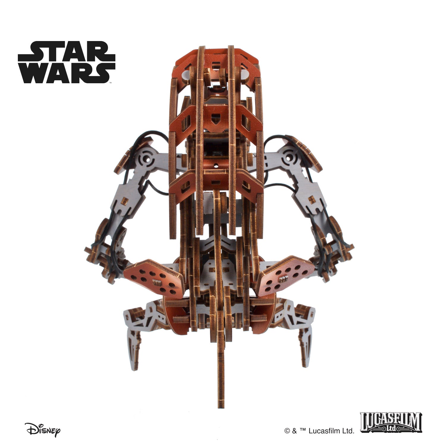 ugears-droideka-star-wars-series-kit-modello-meccanico-in-legno image 3