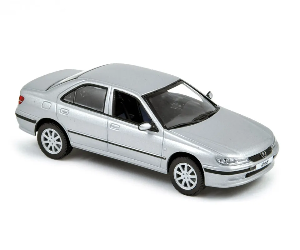 norev-peugeot-406-2003-modellino-auto-1-43-grigio-aluminium-grey image 1