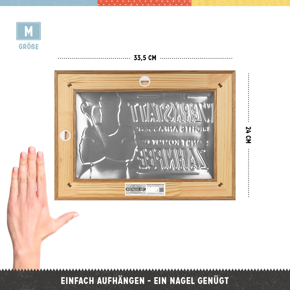 nostalgic-art-meine-werkstatt-nichts-anfassen-n-frame-m-edition-cornice-rovere-2 image 2