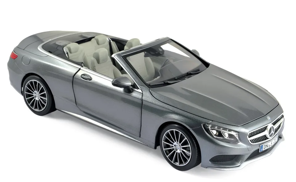 norev-mercedes-benz-classe-s-cabriolet-2015-modellino-auto-1-18-grigio-metallizz image 1