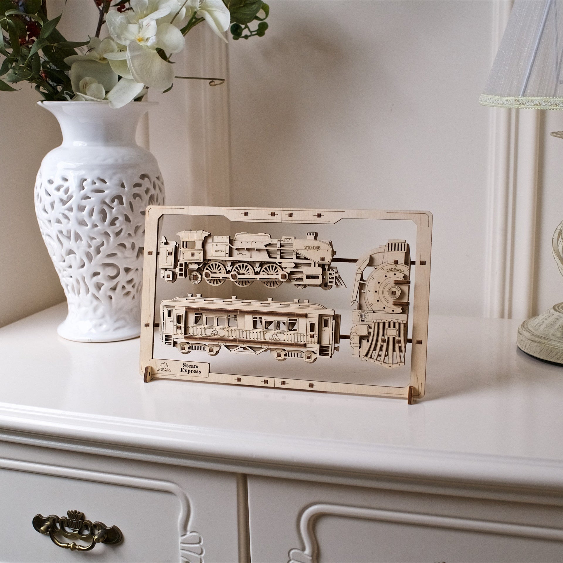 ugears-steam-express-2-5d-puzzle-quadro-meccanico-treno-in-legno image 7