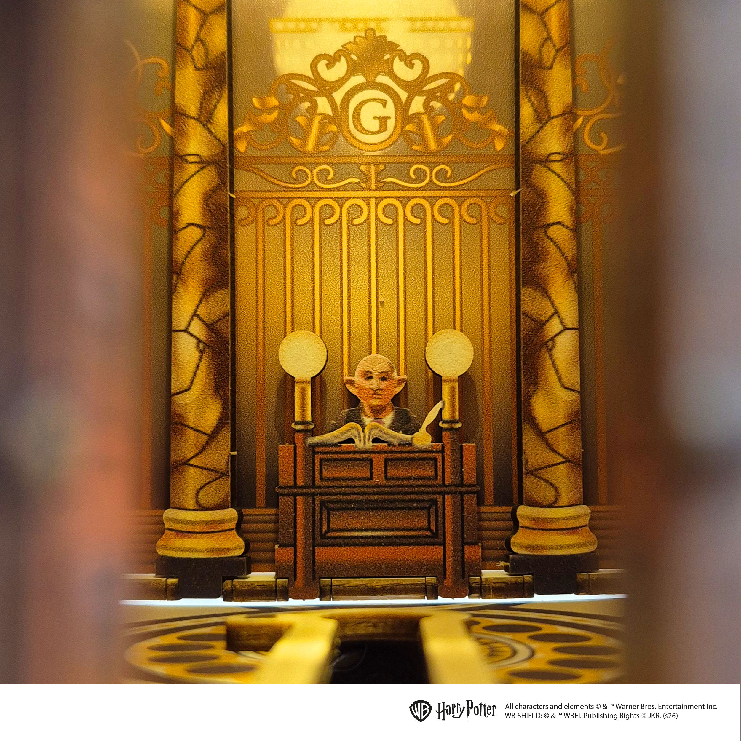 ugears-gringotts-bank-marble-run-harry-potter-pista-per-biglie-motorizzata-usb-c image 8