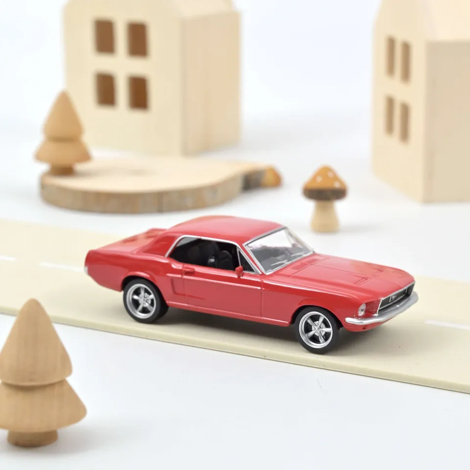 norev-ford-mustang-1968-jet-car-modellino-auto-1-43-rosso image 1