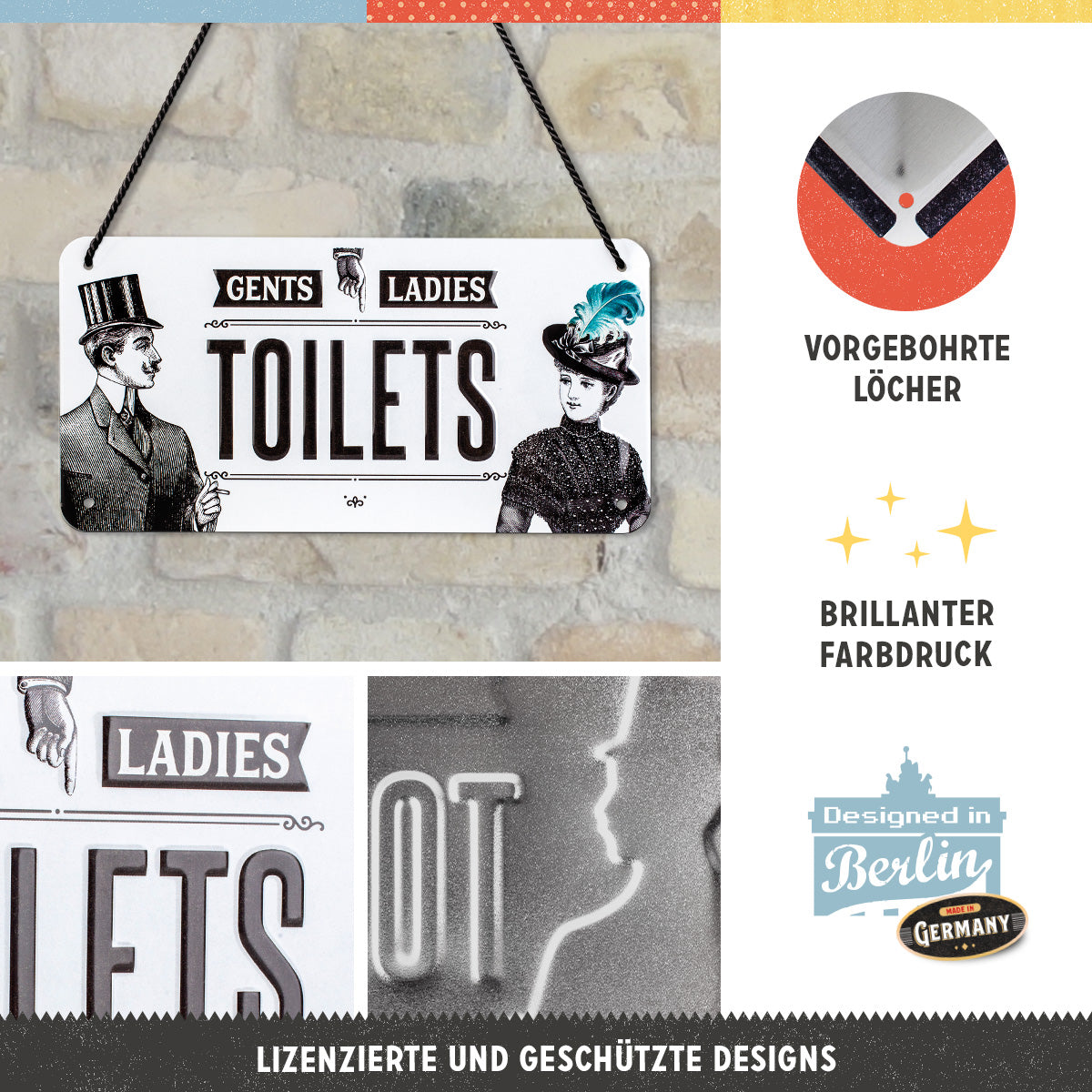nostalgic-art-ladies-gentlemen-toilets-targa-da-appendere-in-metallo-10x20-cm image 4