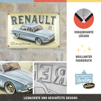 nostalgic-art-renault-dauphine-targa-in-metallo-20x30-cm image 3