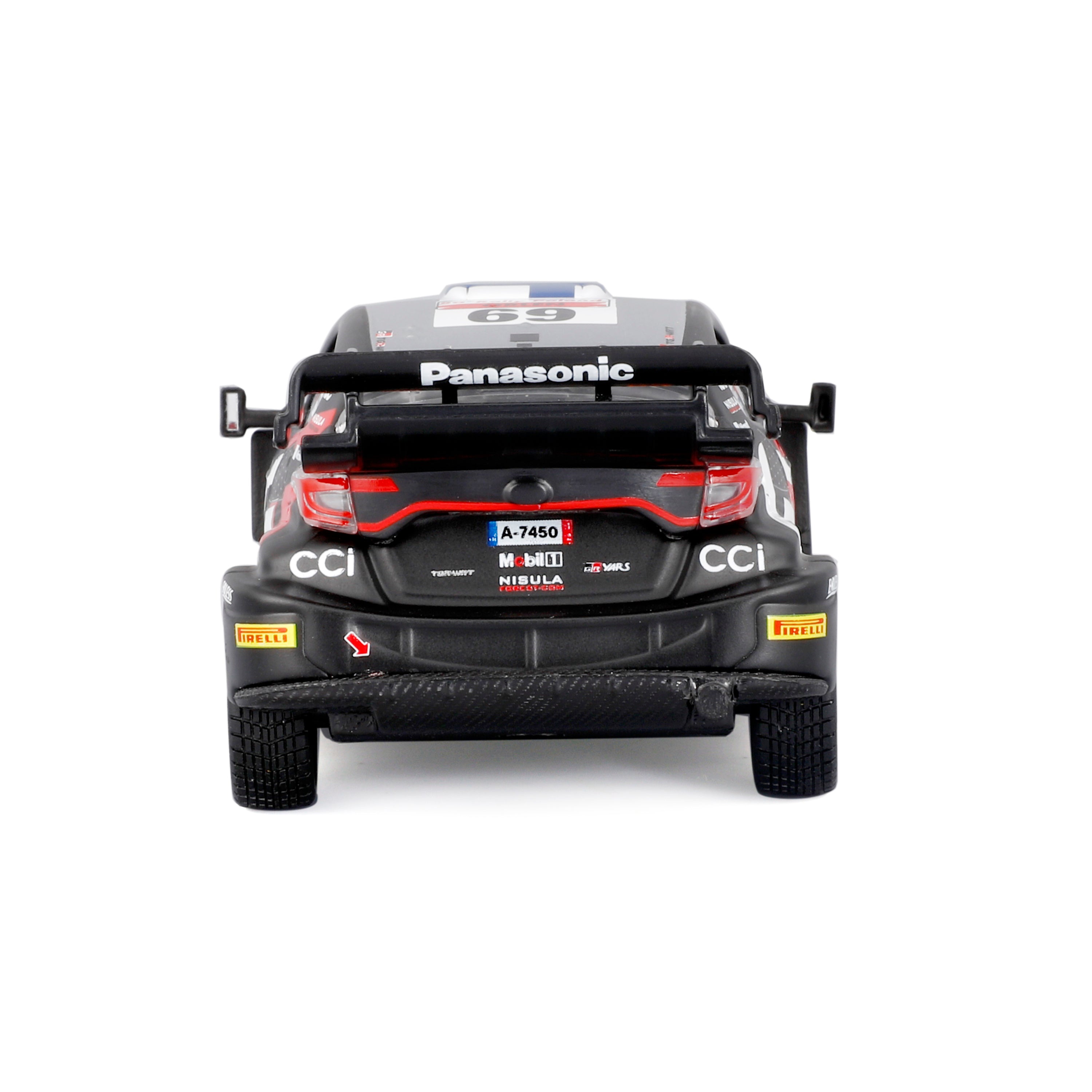 bburago-toyota-gr-yaris-rally-1-hybrid-69-1-43-con-teca-espositiva image 3