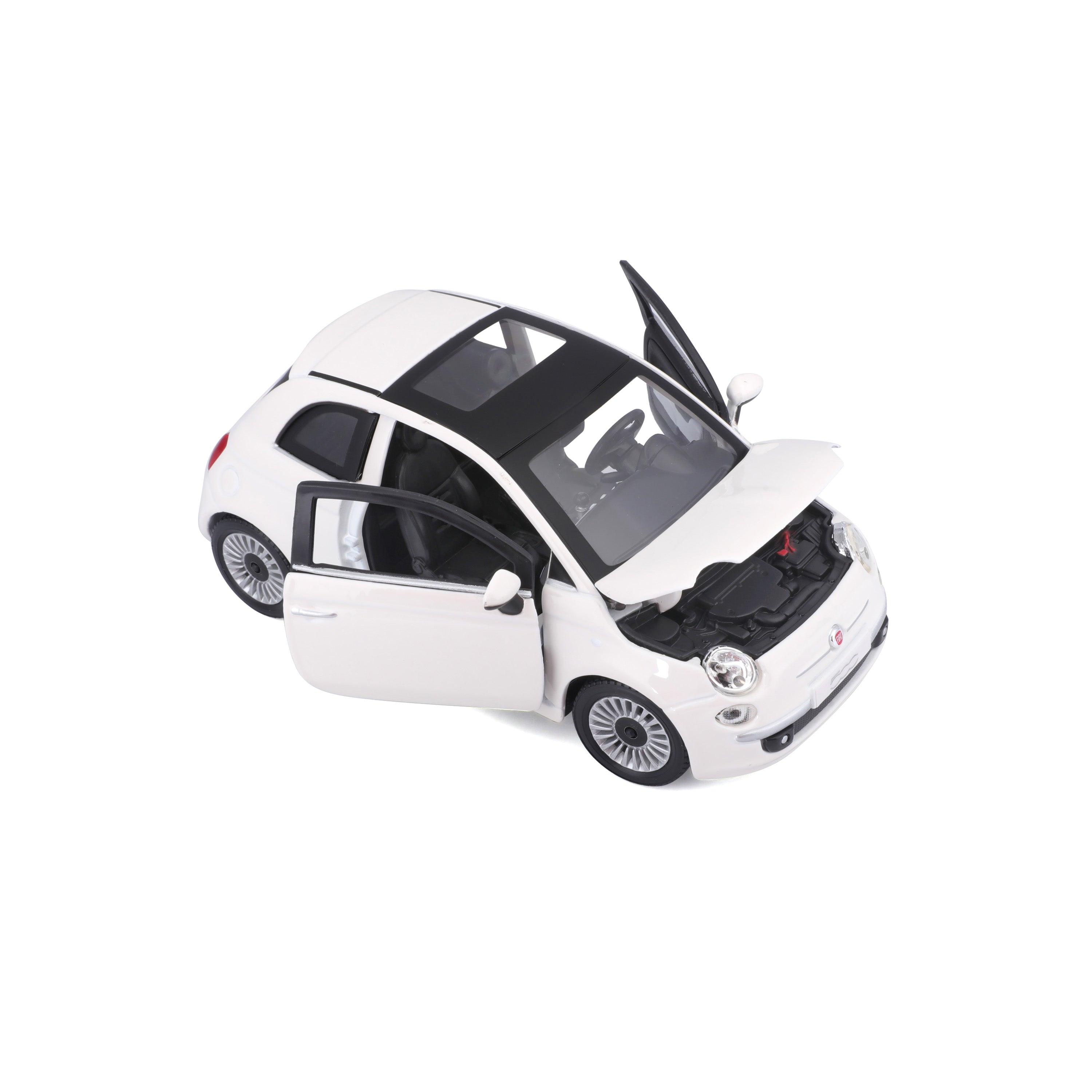 bburago-fiat-500-2007-1-24-bianca image 3