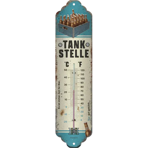 nostalgic-art-tankstelle-bier-termometro-in-metallo-6-5x28-cm image 1
