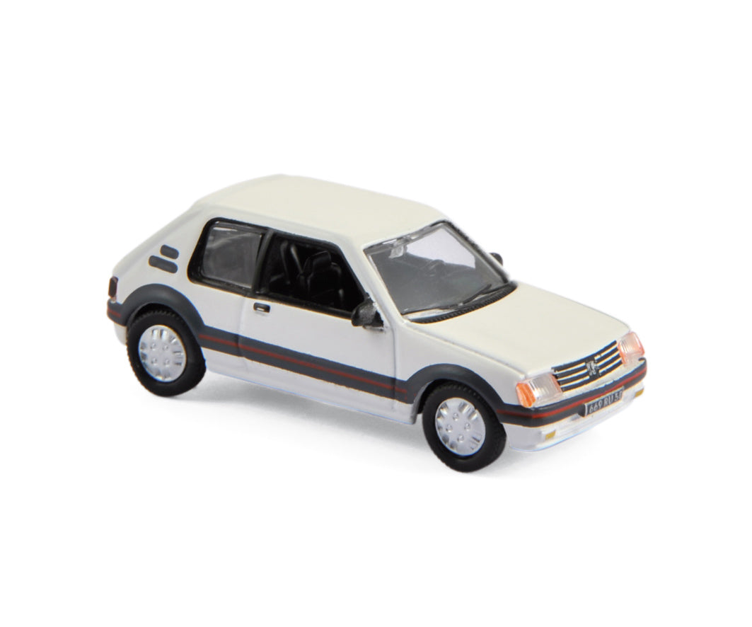 norev-peugeot-205-gti-1984-bianco-meije-modellino-auto-1-87 image 1