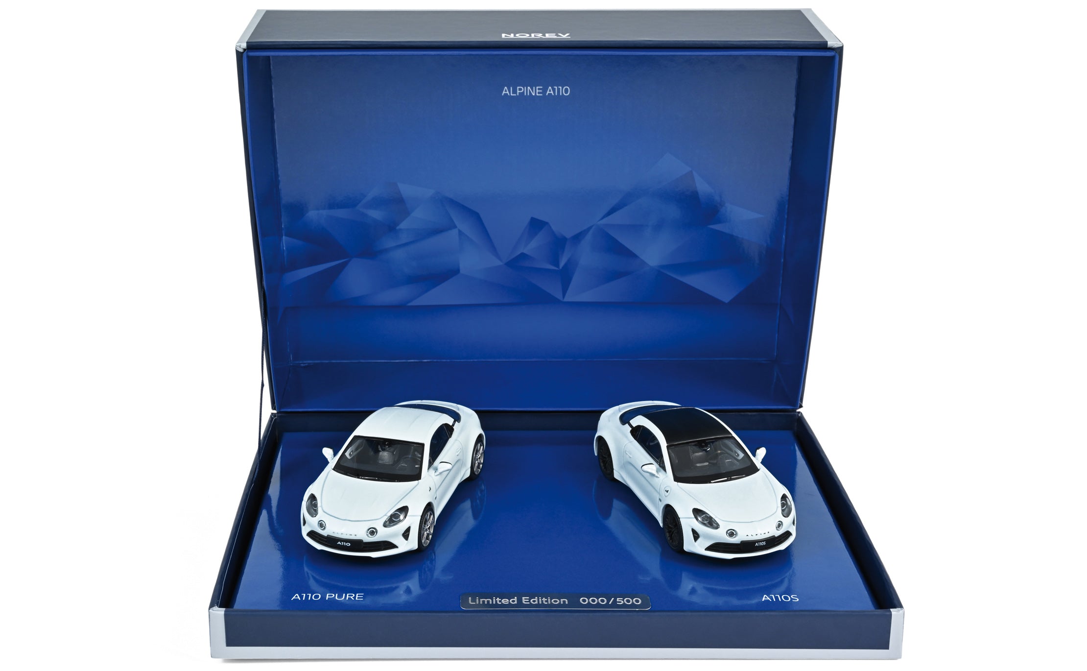 norev-coffret-alpine-a110-pure-e-a110-s-bianche-1-43-2-modelli image 1