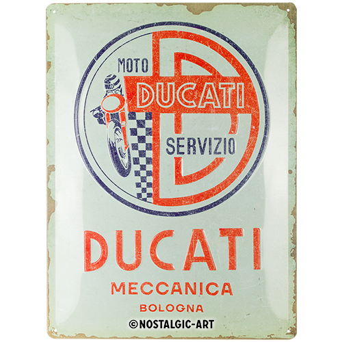 nostalgic-art-ducati-moto-servizio-meccanica-targa-in-metallo-30x40-cm-2 image 2