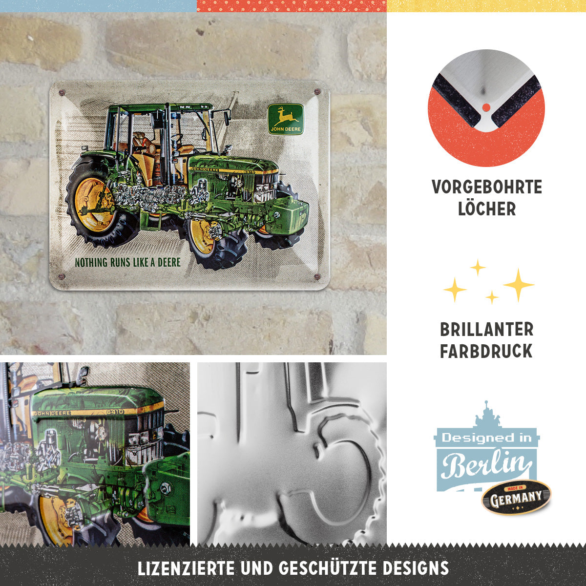 nostalgic-art-john-deere-model-6410-cutaway-targa-in-metallo-15x20-cm-2 image 2