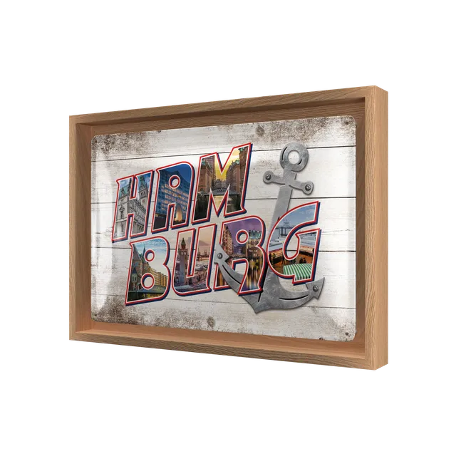 nostalgic-art-hamburg-anker-cornice-n-frame-m-24x33-5-cm image 1
