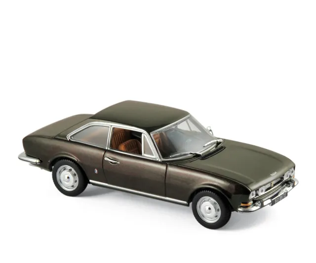 norev-peugeot-504-coup-1969-modellino-auto-1-43-marrone-metallizzato image 1