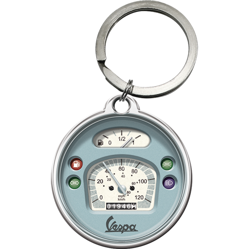 nostalgic-art-vespa-tacho-portachiavi-metallo-4-cm image 1
