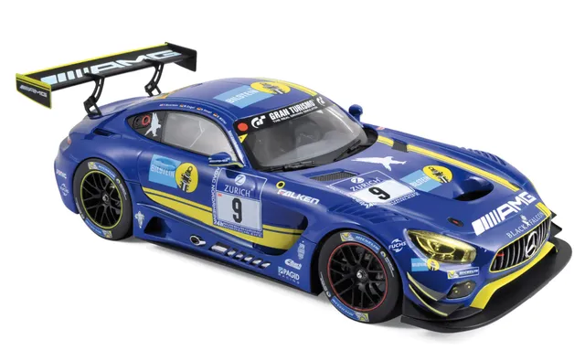 norev-mercedes-amg-gt3-2016-team-black-falcon-24h-n-rburgring-9-modellino-1-18 image 1