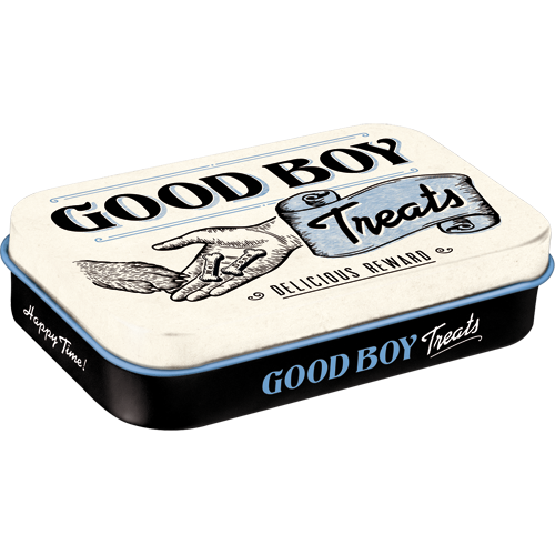 nostalgic-art-good-boy-treats-scatola-tascabile-in-metallo-6x9-5x2-cm image 1