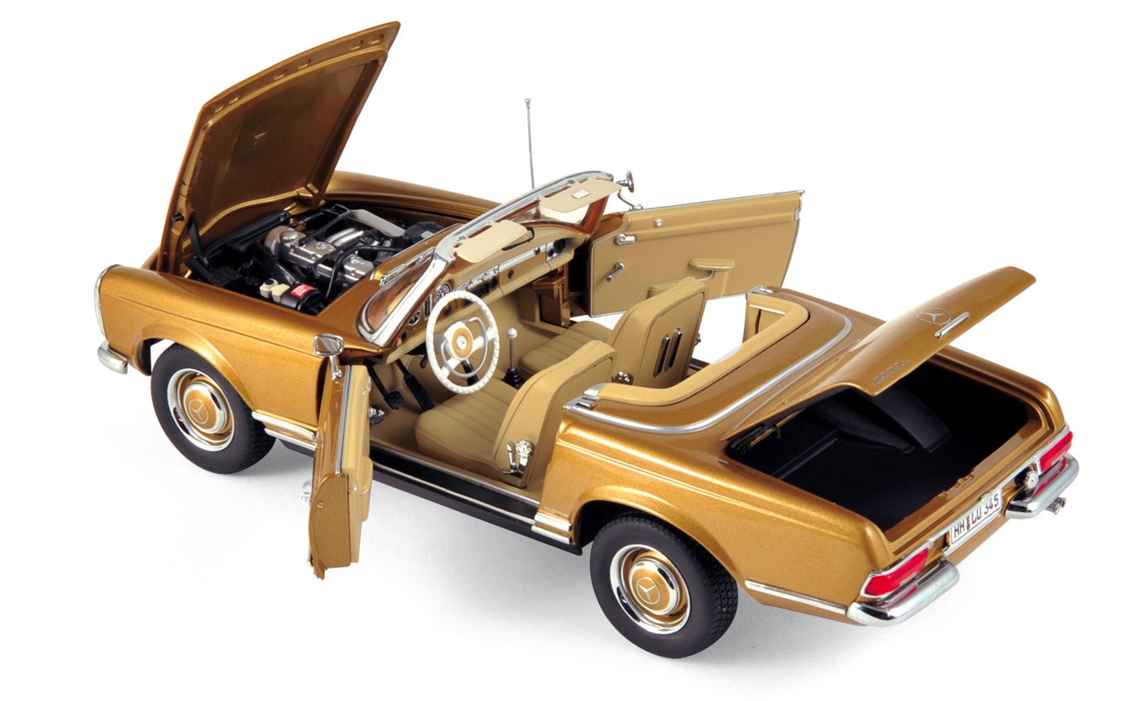 norev-mercedes-benz-230-sl-1963-hardtop-or-m-tallis-1-18-modellino image 2
