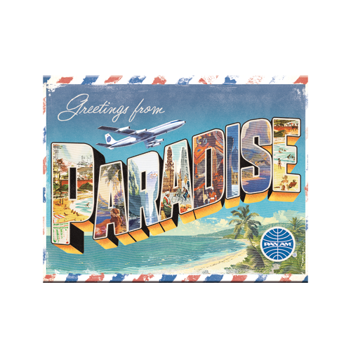 nostalgic-art-pan-am-paradise-calamita-da-frigo-6x8-cm image 1
