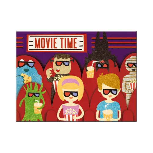 nostalgic-art-movie-time-magnete-da-frigo-6x8-cm-2 image 1